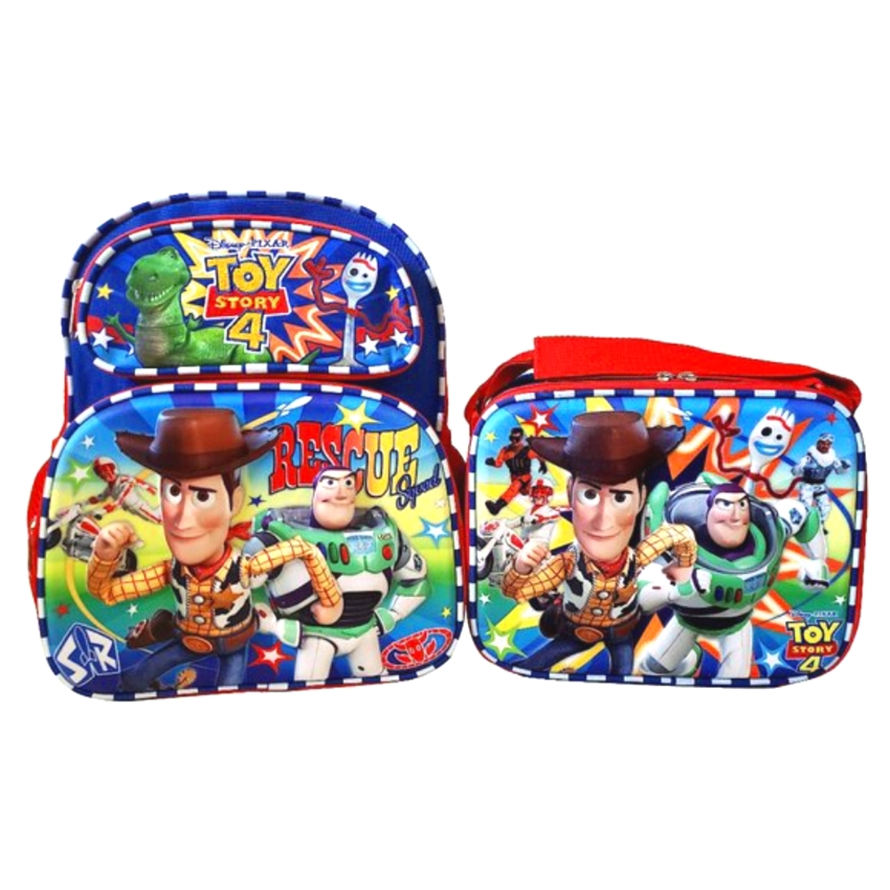 Disney Toy Story Backpack and Lunch Bag Set Kids School Bag with Lunch Box